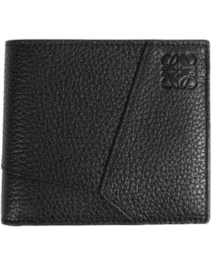 Loewe Puzzle Bifold Coin Wallet - Black
