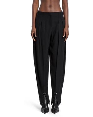 Mugler Pierced Loose Tailored Pants - Black