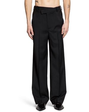 Ann Demeulemeester Cyrus Wool Trousers - Black