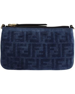 Fendi Flat Baguette Pouch - Blue