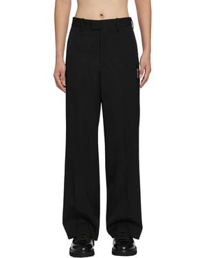 Undercover Cindy Sherman Wool Side Slacks - Black