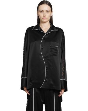 Ssheena Cody Satin Shirt - Black