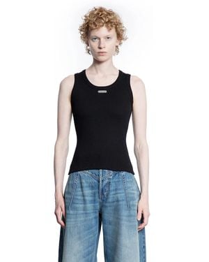 McQueen Placket Tank Top - Blue