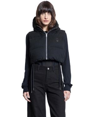 Moncler Genius Alexia Cropped Hooded Down Vest - Blue