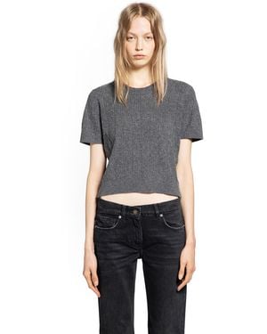 THE GARMENT Como Tee Mini Rib - Gray
