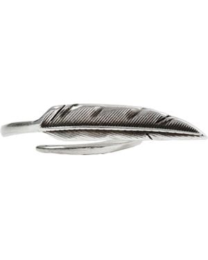 Ann Demeulemeester Berk Feather Ring - Metallic