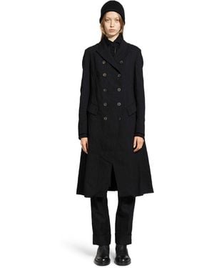 Forme D'expression Riding Long Coat - Black