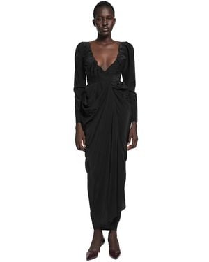 Vivienne Westwood Kendall Wrap Dress - Black