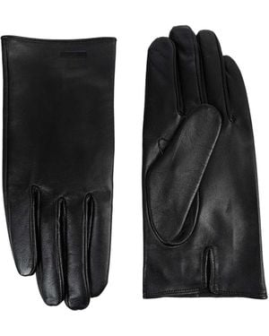 Ssstein Leather Gloves - Black