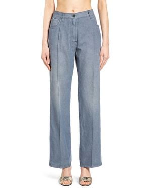 Prada Washed Denim Jeans - Blue