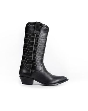 Enfants Riches Deprimes Split Ends Cowboy Boots - Black