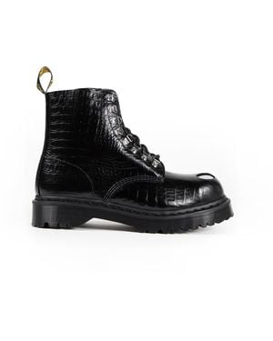 Dr. Martens 1460 Pascal Bex Steel Toe Boots - Black