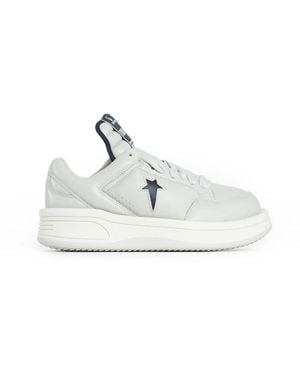 Rick Owens Converse Collaboration Turbowpn Ox Trainers - White