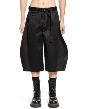 Sacai Cotton Chino Trousers - Black