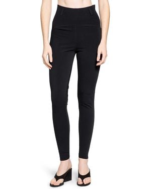 Alaïa Rib Leggings - Blue