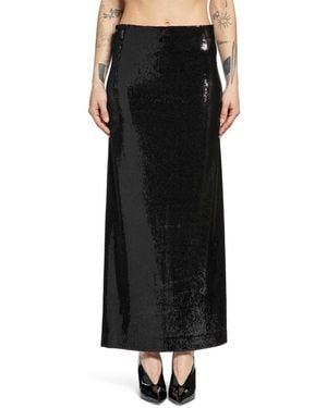 TOTEME Sequin Skirt - Black
