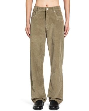 Studio Nicholson Riso Corduroy Trousers - Green
