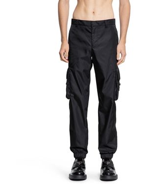 Prada Re-Nylon Cargo Trousers - Black