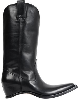 Maison Margiela Heel-Less Western Boots - Black
