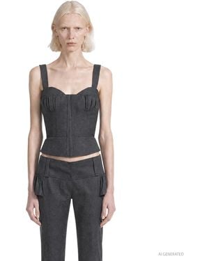 KNWLS Victoria Corset - Gray
