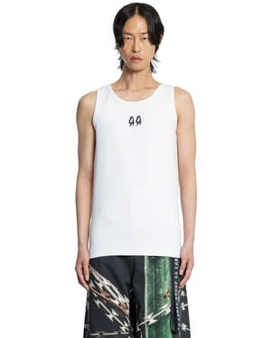 44 Label Group 44 Rib Tank Top - White