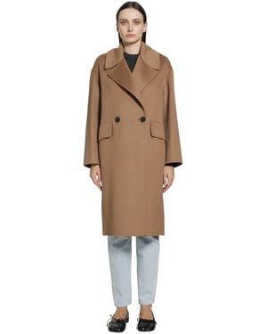 Max Mara Wool Coat - Natural