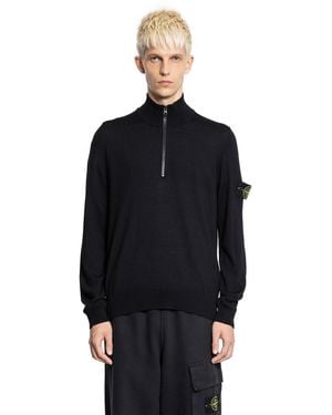 Stone Island Sweatshirts - Black
