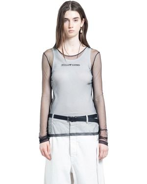 Ann Demeulemeester Fiene 'Hollow Print' T-Shirt - White