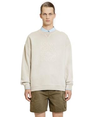 Loewe Sweatshirts - Natural