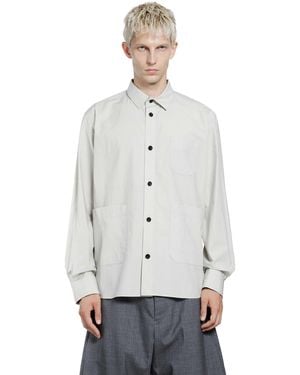 Sacai Cotton Typewriter Shirt - Grey
