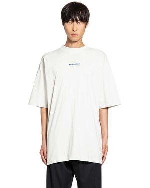 Balenciaga Back Medium Fit T-Shirt - White