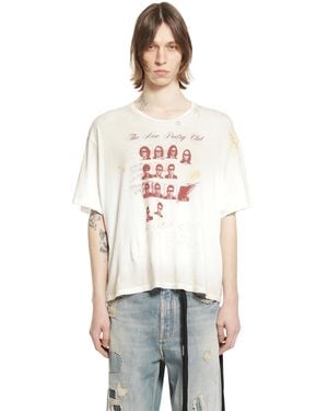 Ann Demeulemeester Lu 'The New Poetry Club' T-Shirt - White