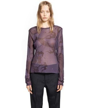 Our Legacy Super Slim Long Sleeve Tee - Purple