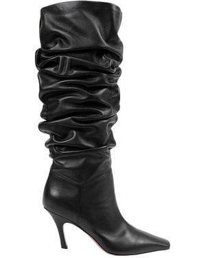 AMINA MUADDI Jamie Slouch Boots 80 - Black