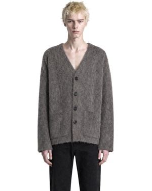 Our Legacy Hairy Wool Cardigan - Gray