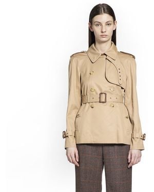 Chloé Short Trench Coat - Natural