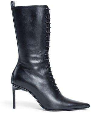Ann Demeulemeester Casey Lace-Up Boots - Blue