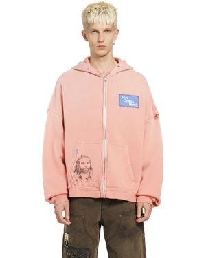 Paly Hollywood Alta Cienega Zip-Up Hoodie - Pink