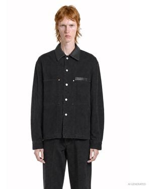 Lemaire Workwear Overshirt - Black