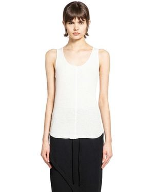 Thom Krom Long Rib Tank Top - White