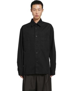 Lemaire Two Pockets Shirt - Black