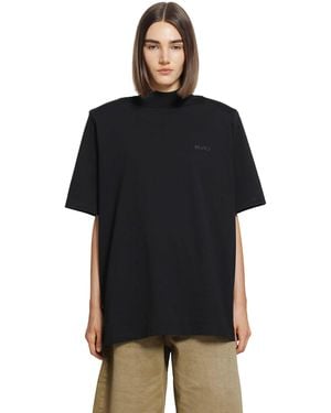 The Attico Light Jersey T-Shirt - Black