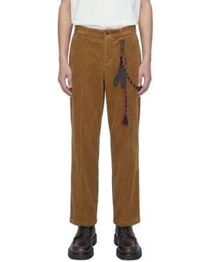 Song For The Mute Pin Stitch Trousers - Brown