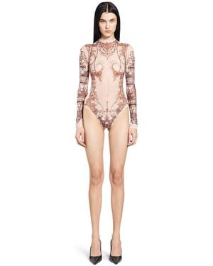 Dilara Findikoglu Tattoo Bodysuit - Pink
