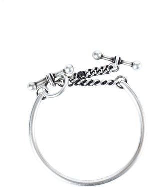 Ann Demeulemeester Naemi Slim Chain Bracelet - Metallic