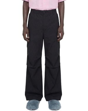 Marni Water-Repellent Taffeta Cargo Pants - Black