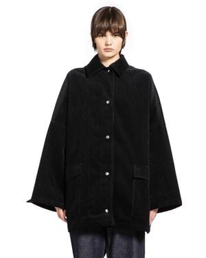 TOTEME Cord Overshirt Jacket - Black