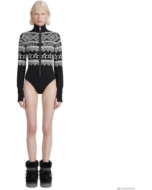 Perfect Moment Holiday Bodysuit - Black