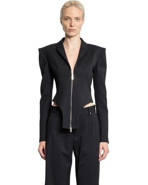 Ssheena Zip Blazer - Black