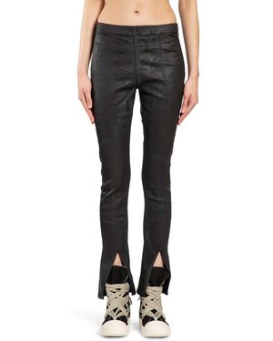 Rick Owens Temple Slit Front Leggings - Black